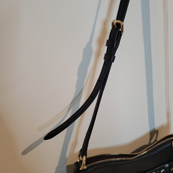 Coach Butterfly Print Leather Crossbody - Picture 4 of 14